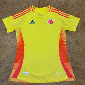 Colombia Jersey 2024 Home Soccer Football Shirt Adidas Women Size M Slim Fit